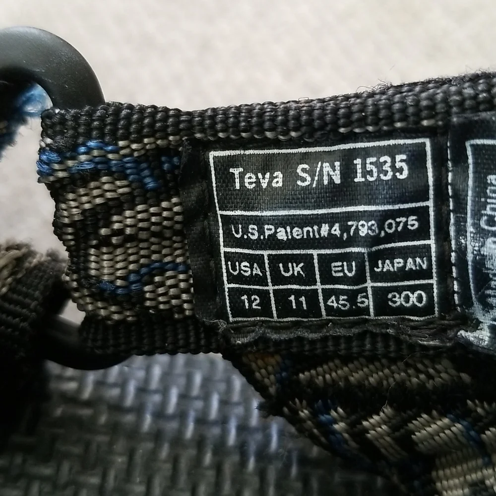 Teva Men's Storm Hiking Trail Sport Teva Sandals, Water Shoes, Boat Shoes - Picture 6 of 6